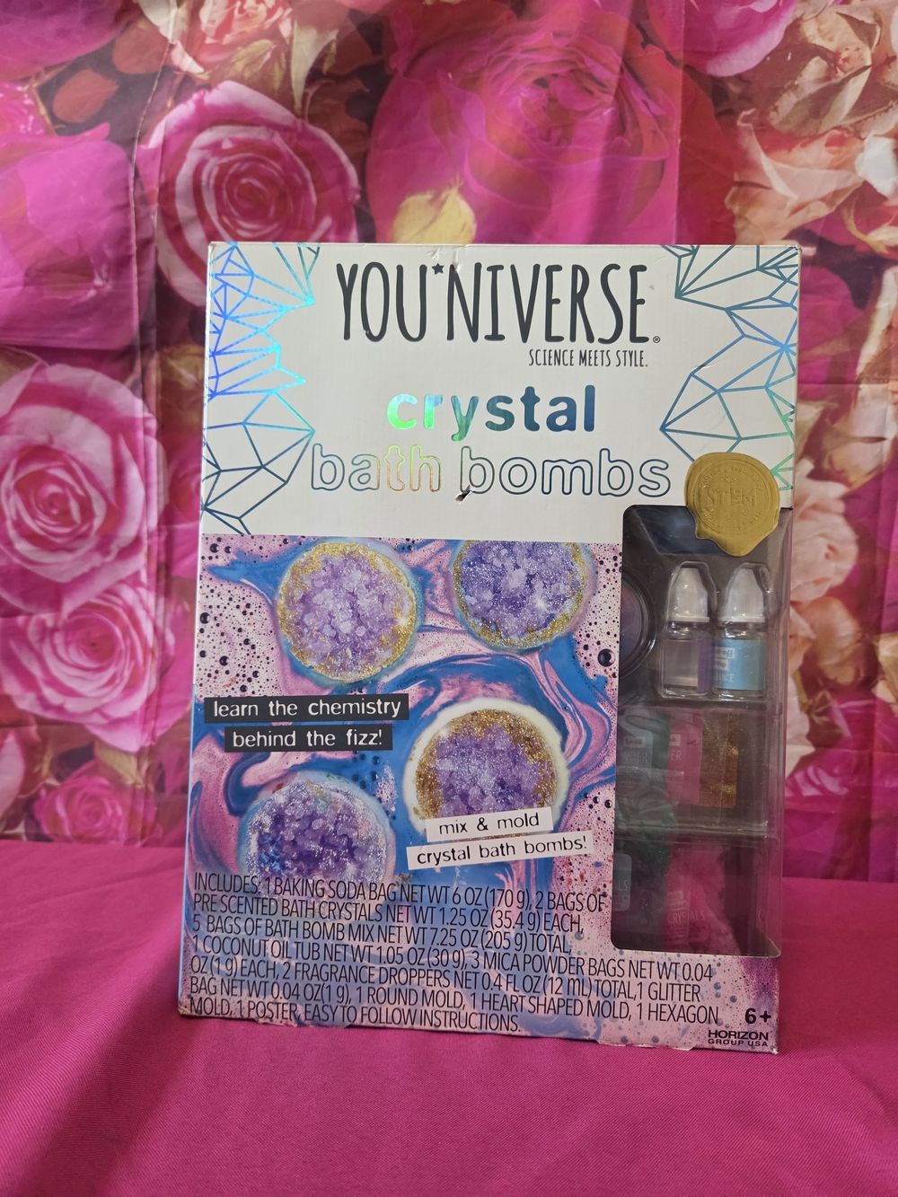 Youniverse Scented Diy Crystal Bath Bombs - Purple